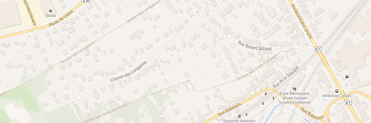 Plan du 13 Che des Longaines à Corbeil-Essonnes
