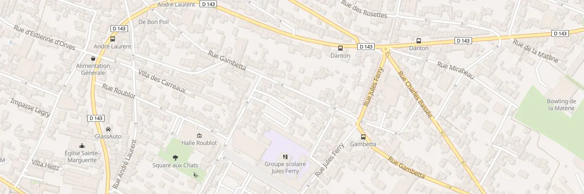 Plan du 95T Rue Gambetta à Fontenay-sous-Bois