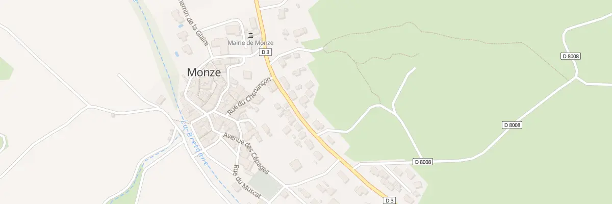 Plan du 17 Rte des Corbières à Monze