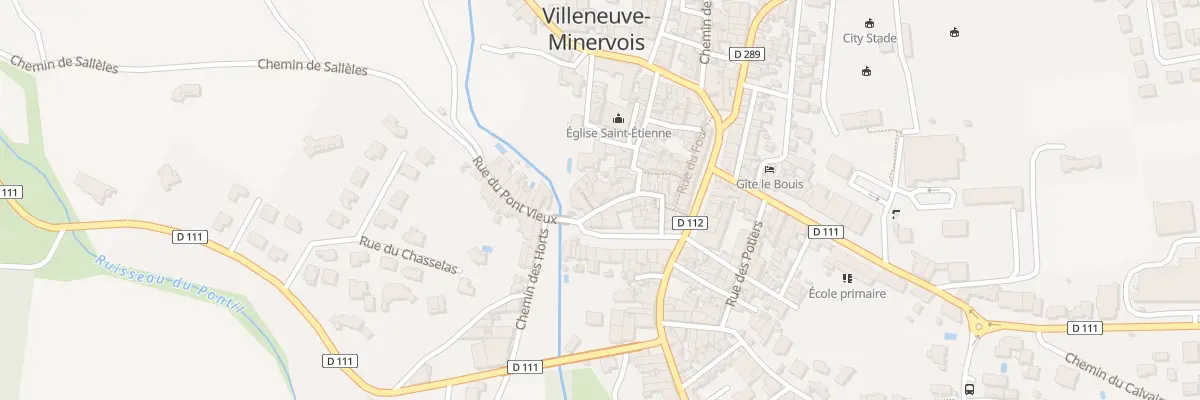 Plan du 12 Rue du Pareur à Villeneuve-Minervois