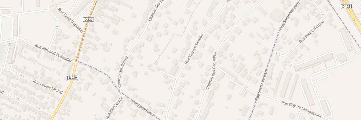 Plan du 108 Rue Vincent Bureau à Valenton