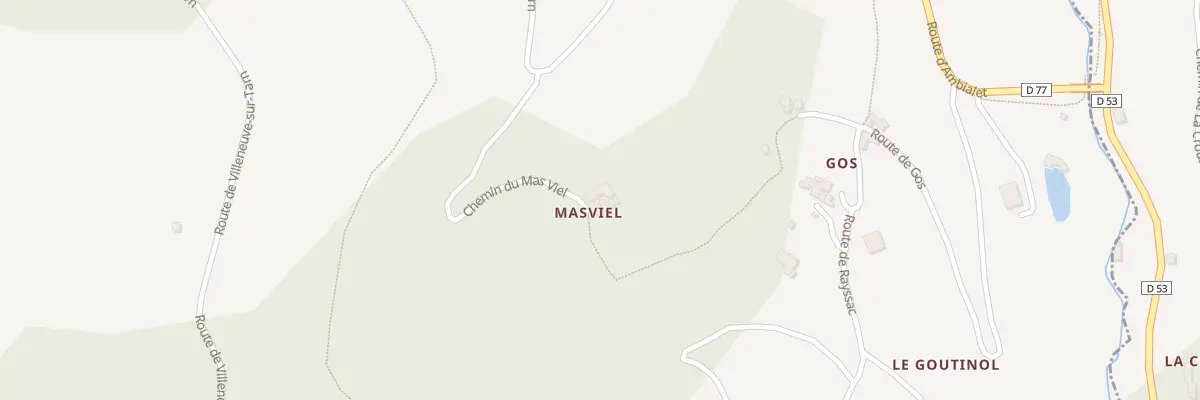 Plan du 5023 Masviel à Saint-André