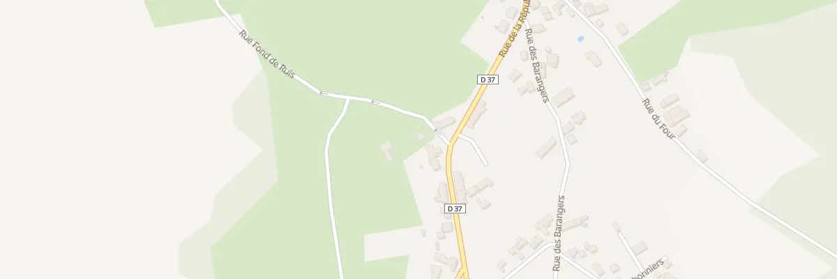Plan du 2 Rue Fond de Ruis à Uzay-le-Venon