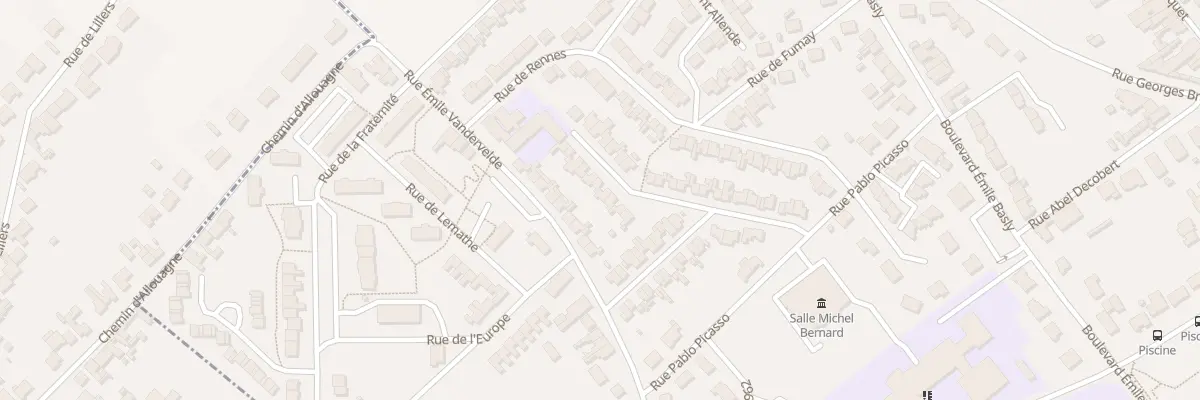 Plan du 25 Rue Malakoff à Auchel
