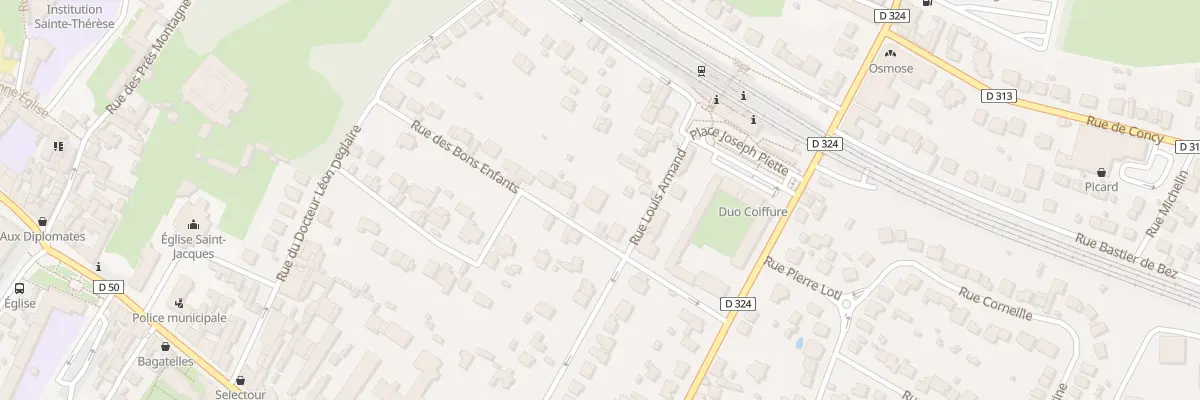 Plan du 17 Rue des Bons Enfants à Montgeron