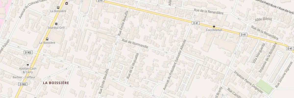 Plan du 12 Rue de Normandie à Montreuil