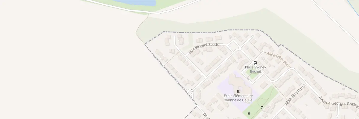Plan du 9 Rue Vincent Scotto à Goussainville