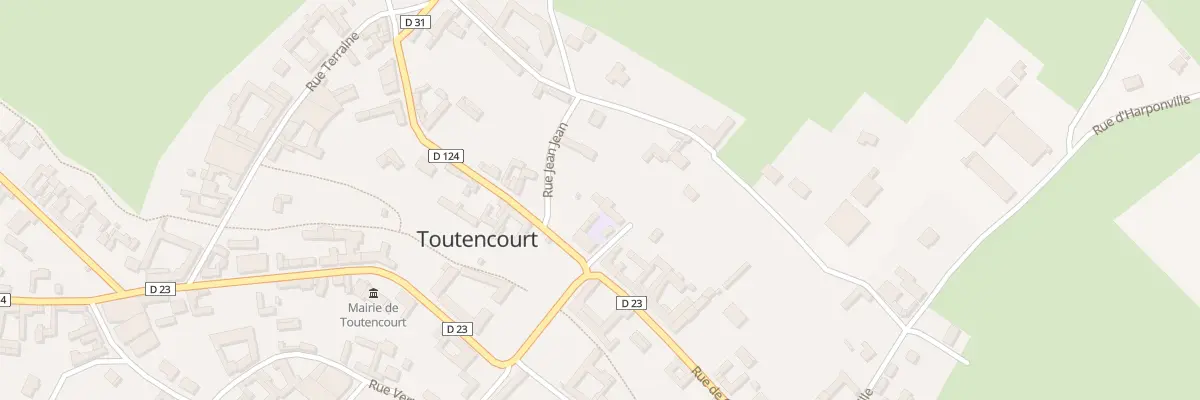 Plan du 4 Rue de Raincheval à Toutencourt