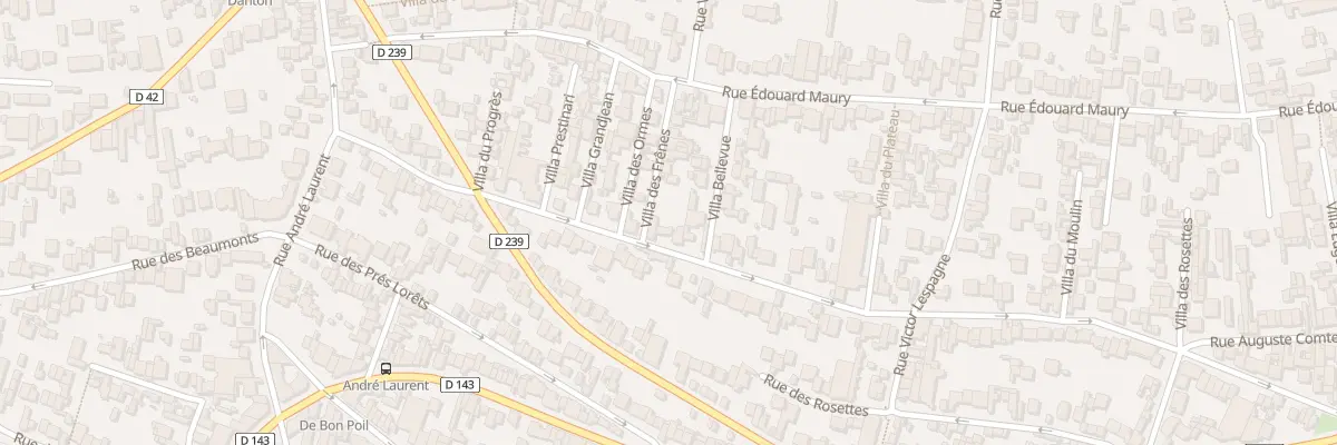 Plan du 188B Rue des Moulins à Fontenay-sous-Bois