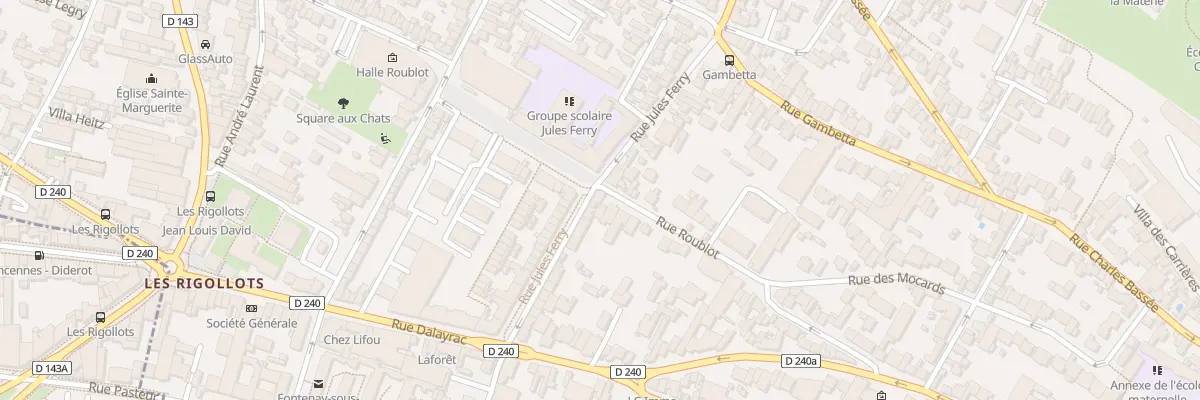 Plan du 24 Rue Jules Ferry à Fontenay-sous-Bois