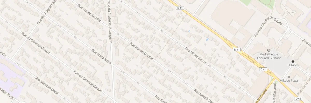 Plan du 56 Rue Joseph Darriet au Blanc-Mesnil