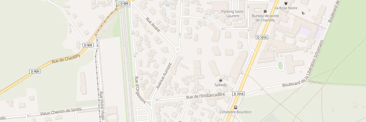 Plan du 21B Av d’Aumont à Chantilly