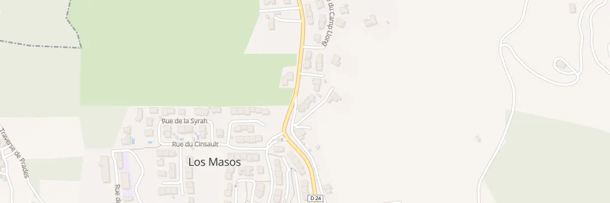 Plan du 215 Camp Lloung à Los Masos