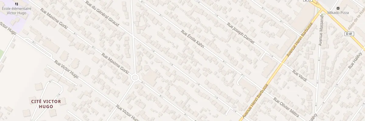 Plan du 28 Rue du Gen Giraud au Blanc-Mesnil