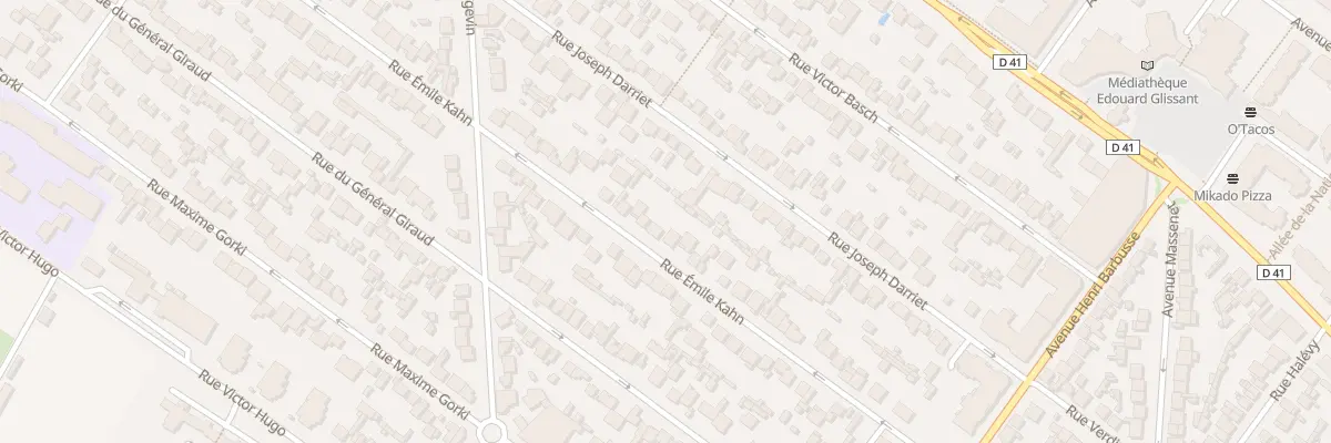 Plan du 38B Rue Emile Kahn au Blanc-Mesnil