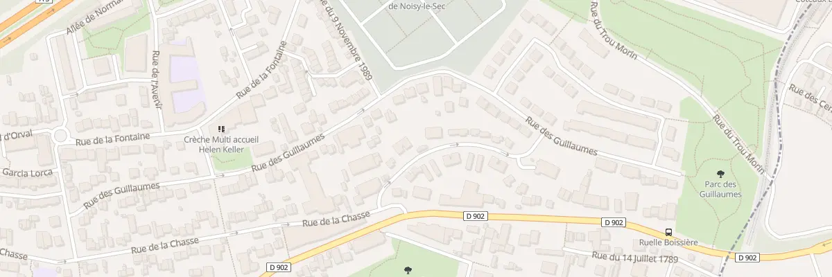 Plan du 13 Rue Lucie Aubrac à Noisy-le-Sec