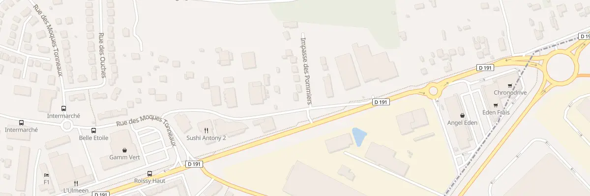 Plan du 1 Imp des Pommiers à Ormoy