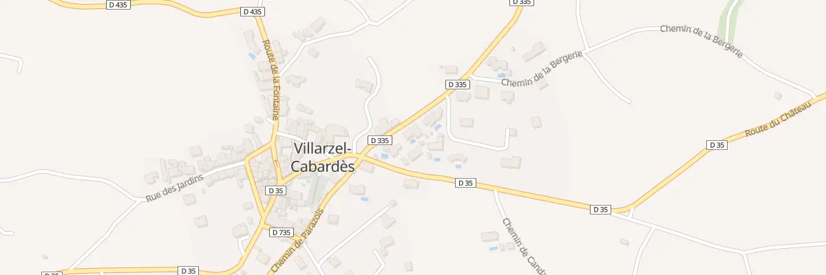 Plan du 4 Rue Pontus de la Gardie à Villarzel-Cabardès