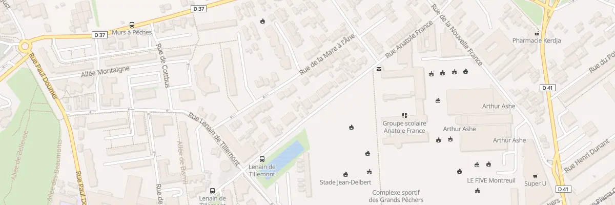 Plan du 26B Rue Anatole France à Montreuil