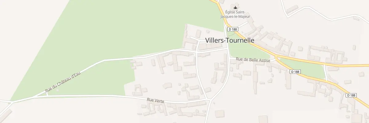 Plan du 3 Rue du Château d’Eau à Villers-Tournelle