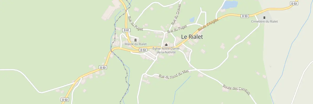 Plan du 156 Rte d’Anglès au Rialet