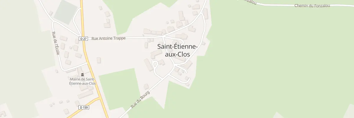 Plan du 10 Rue du Bourg à Saint-Étienne-aux-Clos