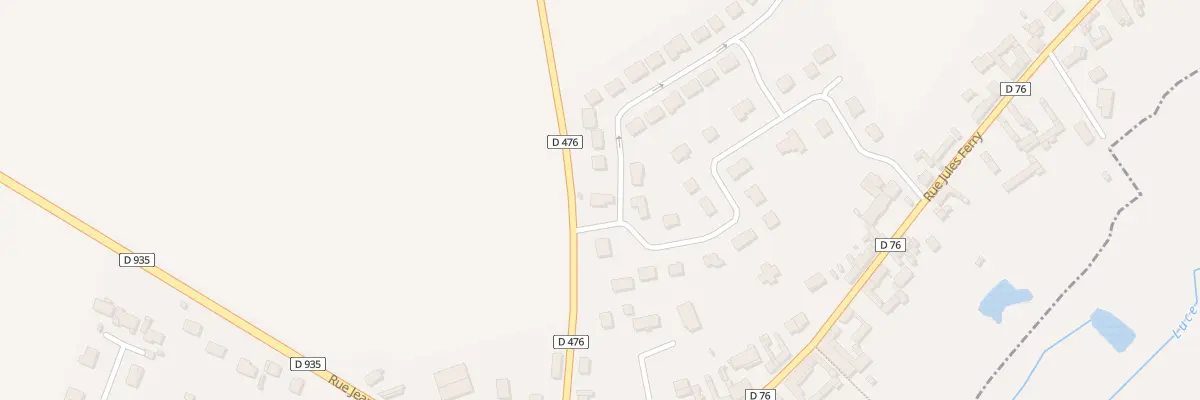 Plan du 10 Rue Charles Billoré à Berteaucourt-lès-Thennes