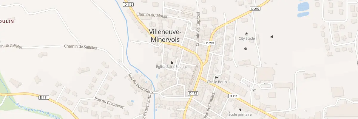 Plan du 8 Rue de la Capellanie à Villeneuve-Minervois