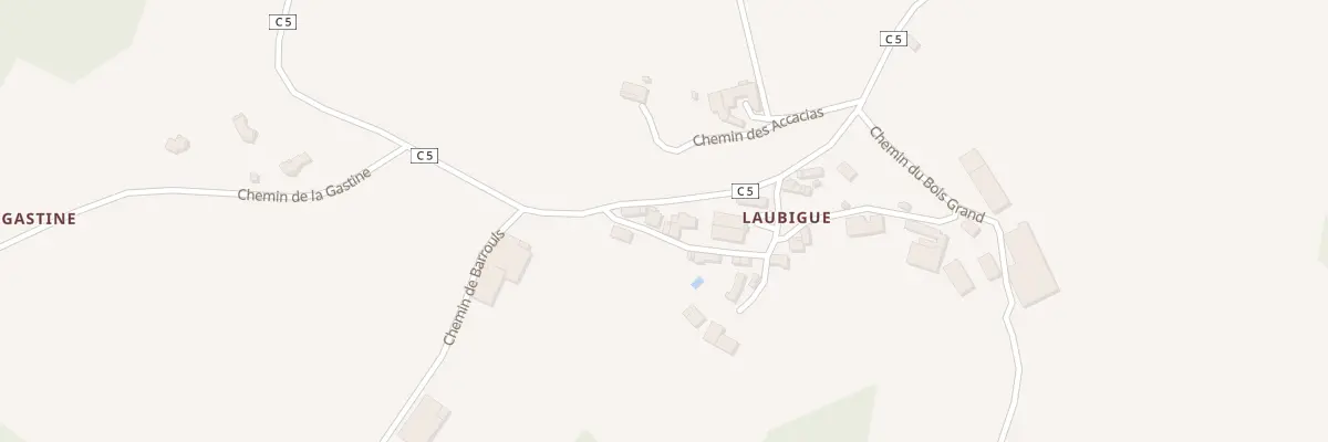 Plan du 1849 Rte de Laubigue à Rullac-Saint-Cirq
