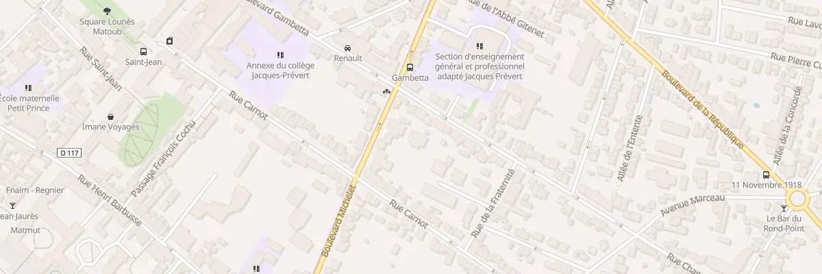 Plan du 78 Bd Michelet à Noisy-le-Sec