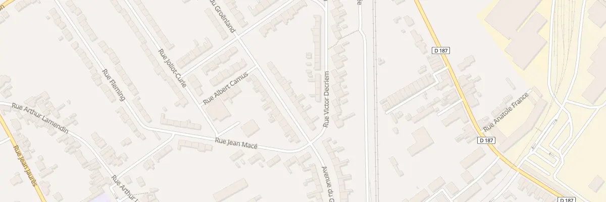 Plan du 45 Av du Groenland à Isbergues
