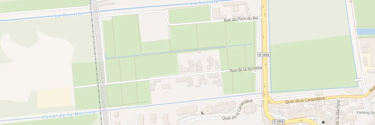 Plan du 16 Rue de la Nonette à Chantilly