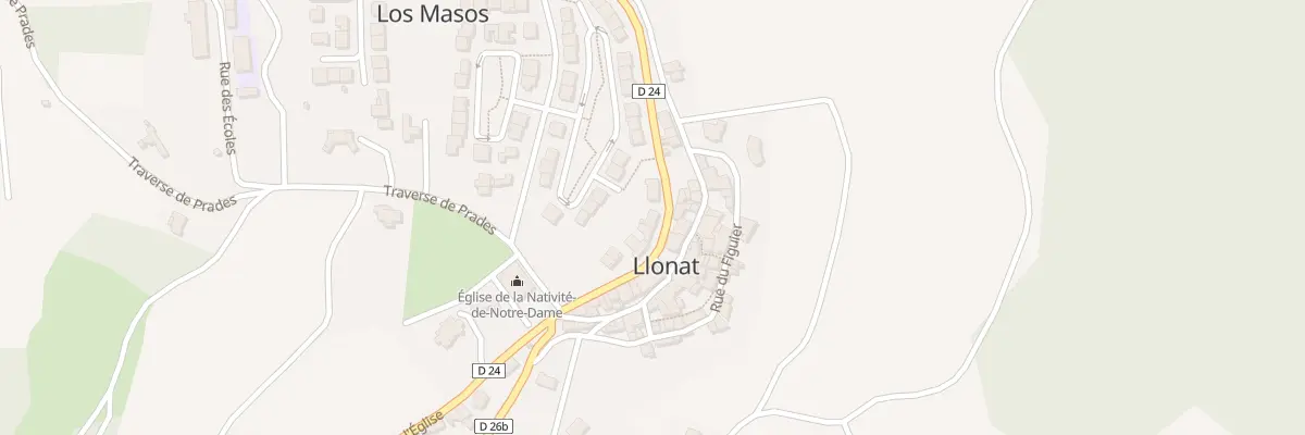 Plan du 56 Pla de Llounat à Los Masos