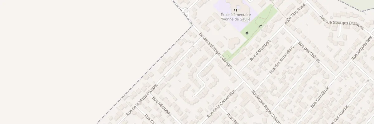 Plan du 26 Rue de la Motte Picquet à Goussainville