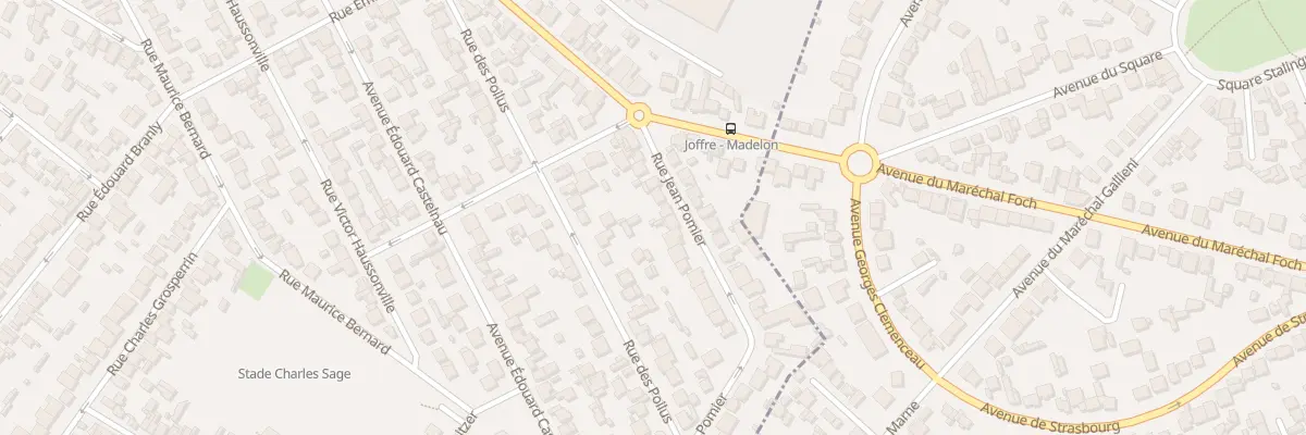 Plan du 12B Rue Jean Pomier à Drancy