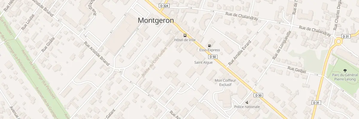Plan du 128 Av de la République à Montgeron