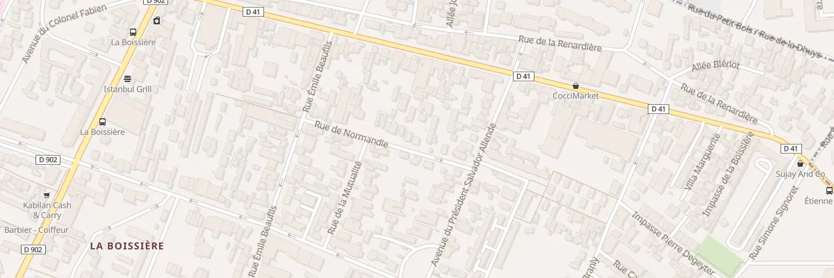 Plan du 33 Rue de Normandie à Montreuil
