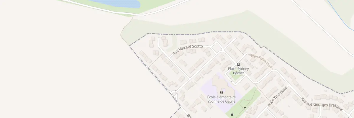 Plan du 6 Rue Vincent Scotto à Goussainville