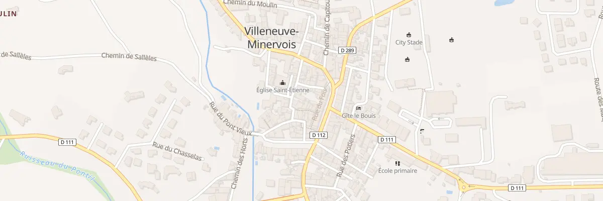 Plan du 13 Rue de la Capellanie à Villeneuve-Minervois