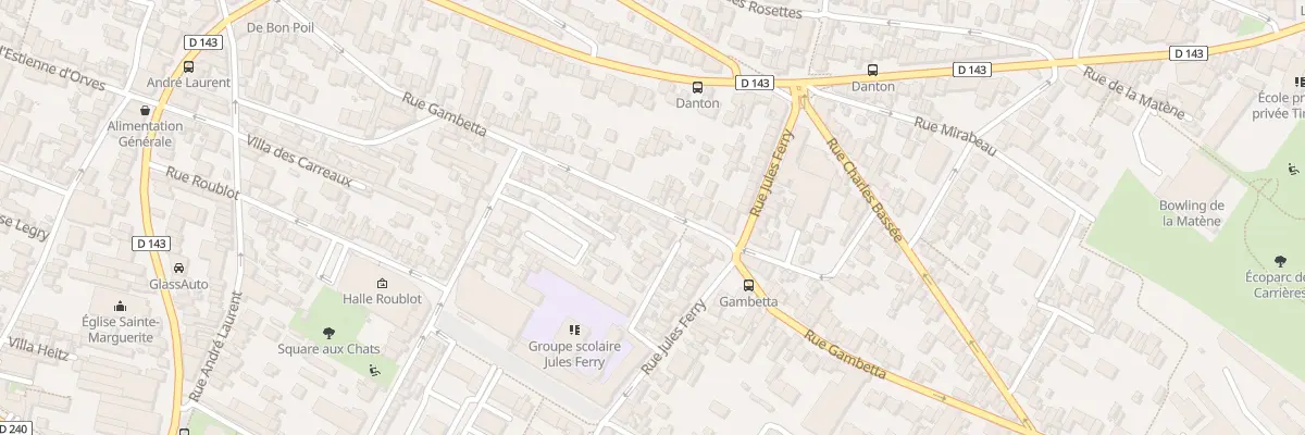 Plan du 89 Rue Gambetta à Fontenay-sous-Bois