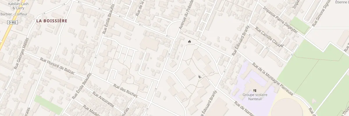 Plan du 124 Av Pdt Salvador Allende à Montreuil