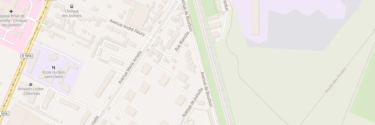 Plan du 26B Av de Bourbon à Chantilly