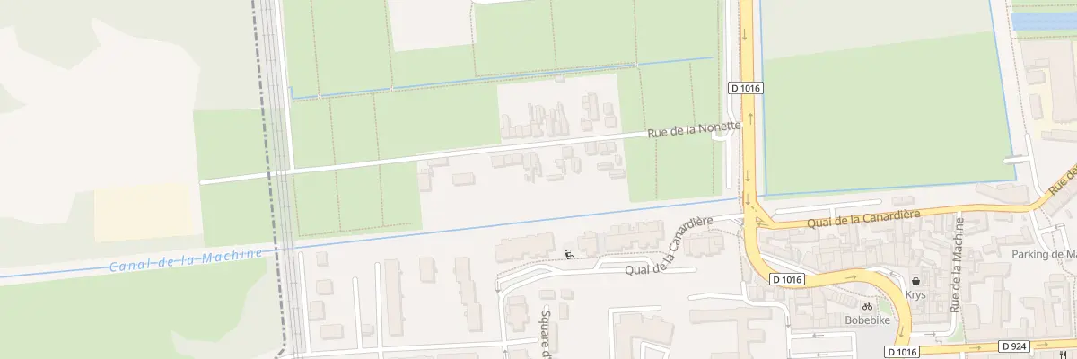 Plan du 13 Rue de la Nonette à Chantilly