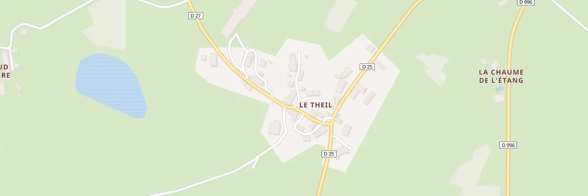 Plan du 22 Le Theil au Compas