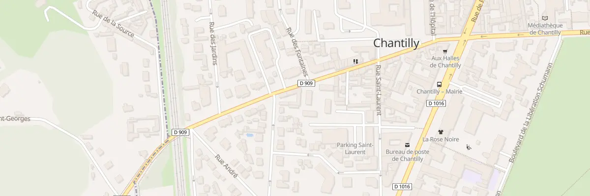 Plan du 33 Rue de Gouvieux à Chantilly