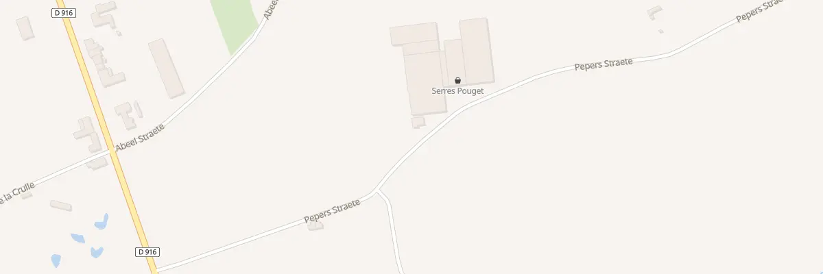 Plan du 373 Entre Peper Straete et l’Y à Wormhout