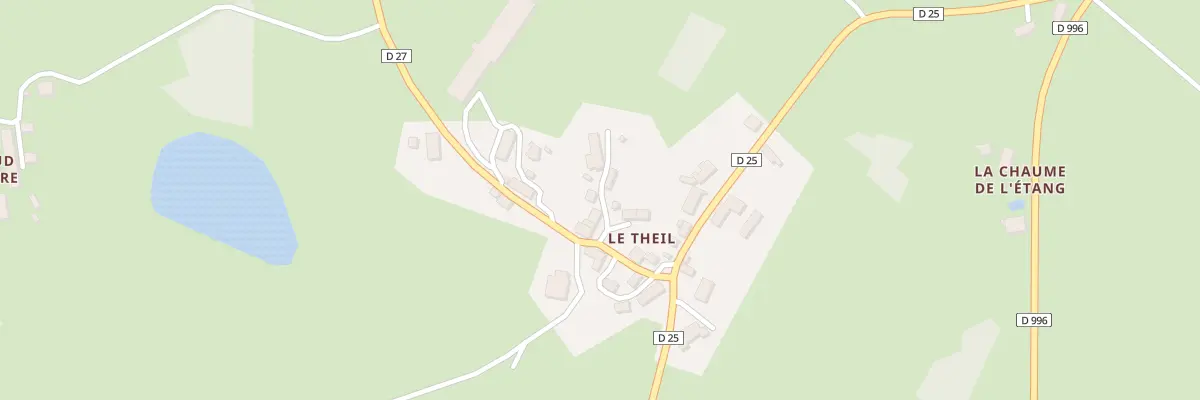 Plan du 30 Le Theil au Compas