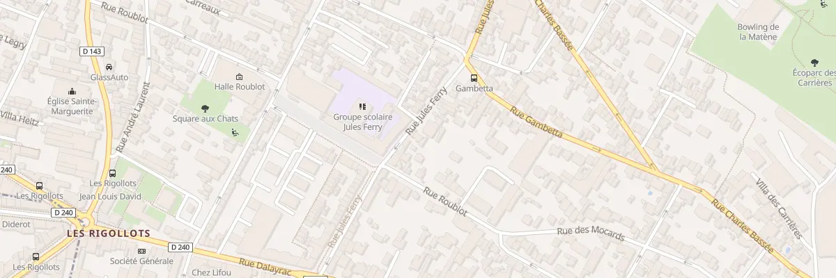 Plan du 34 Rue Jules Ferry à Fontenay-sous-Bois