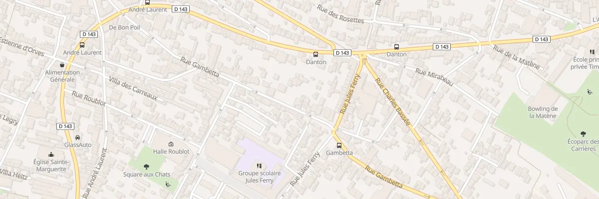 Plan du 86 Rue Gambetta à Fontenay-sous-Bois