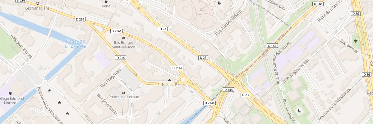 Plan du 151 Rue du Maréchal Leclerc à Saint-Maurice